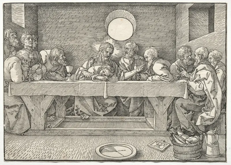 Das Abendmahl, 1523 von Albrecht Dürer