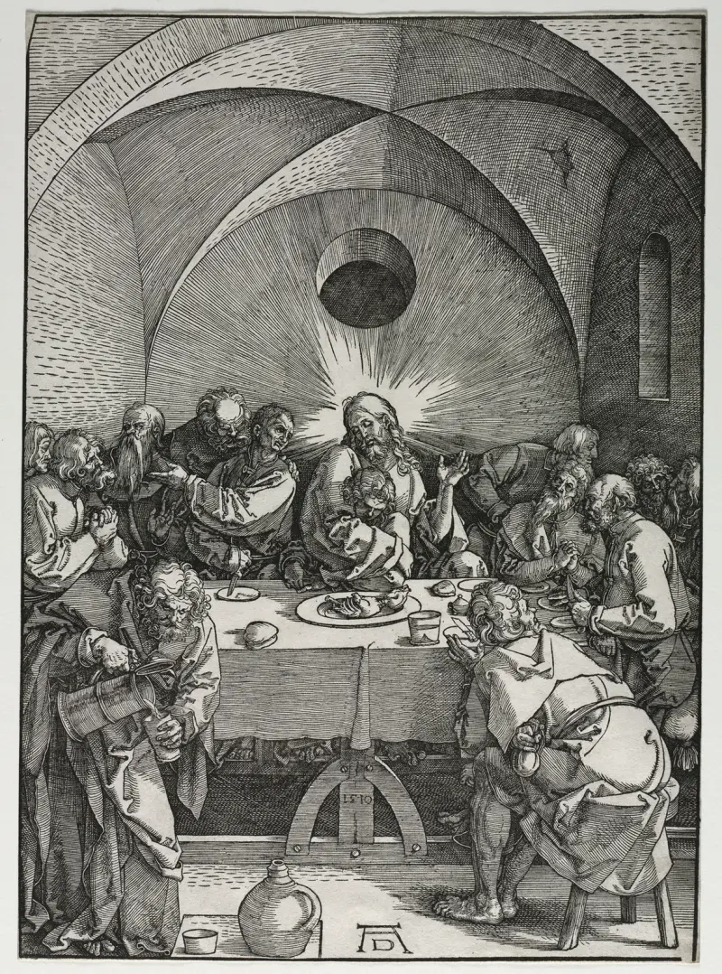 Poslední večeře, 1510, Albrecht Dürer