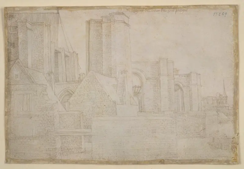 Der neue Chor von St. Gertrudis in Bergen op Zoom von Albrecht Dürer