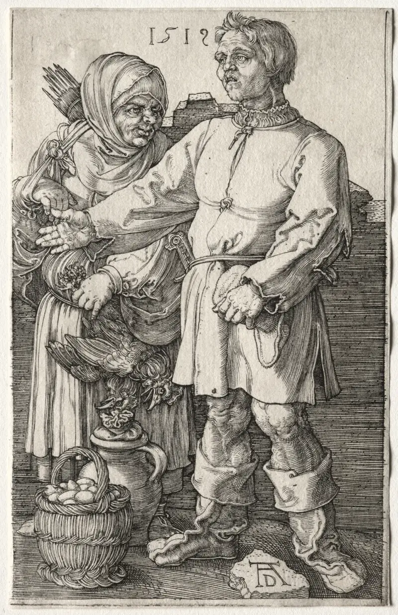 Bönder på marknaden av Albrecht Dürer