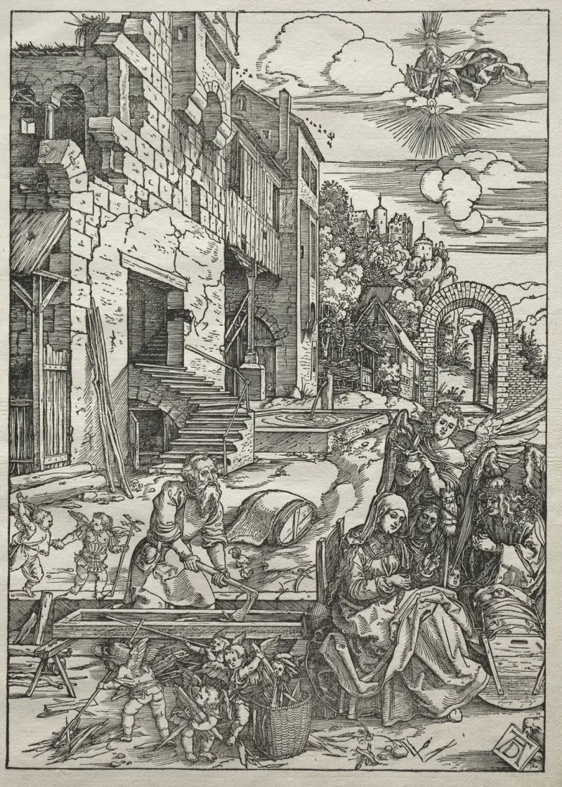 Die Ruhe auf der Flucht nach Ägypten, 1504 – Nr. 2 von Albrecht Dürer