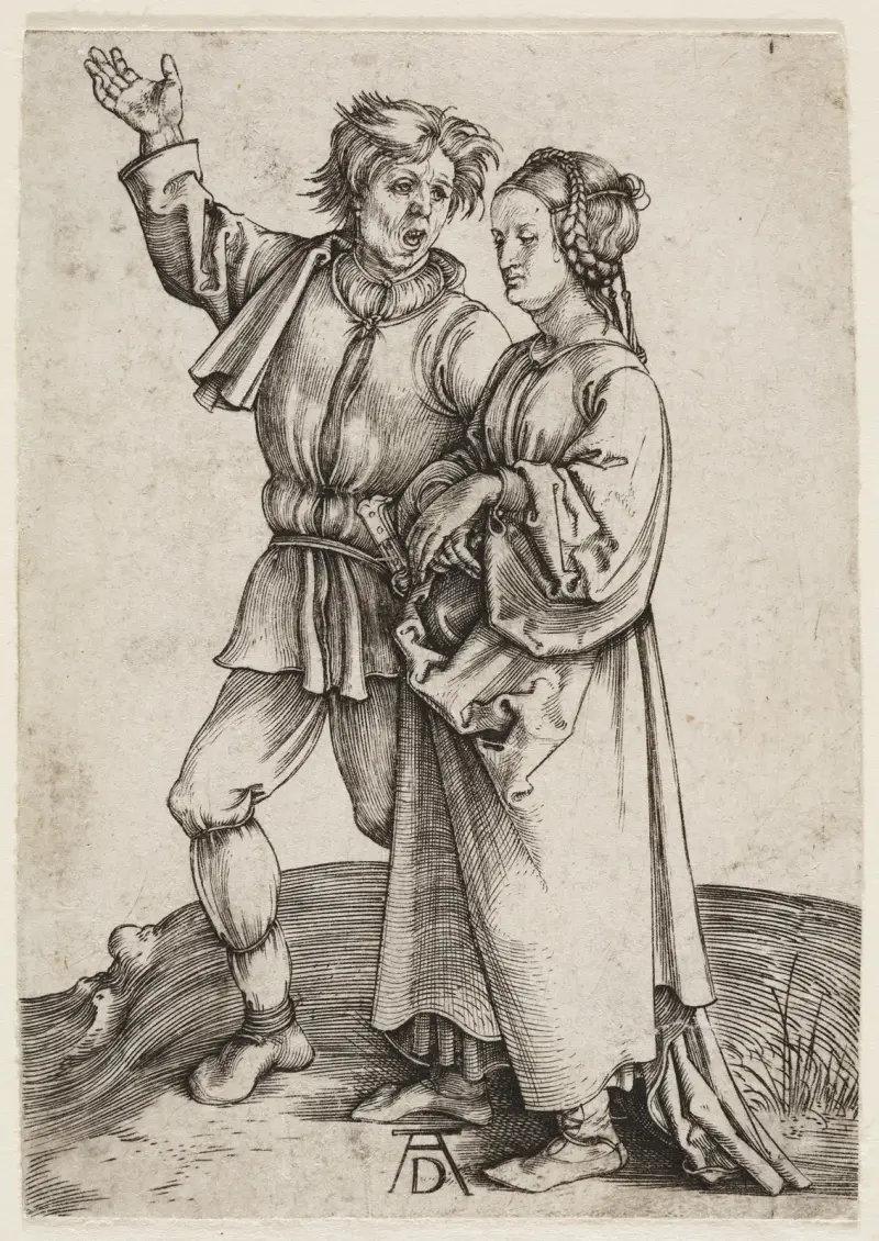 Der junge Bauer und seine Frau von Albrecht Dürer