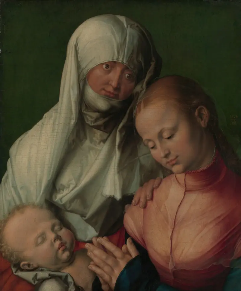 Virgin and Child with Saint Anne (probably 1519) av Albrecht Dürer