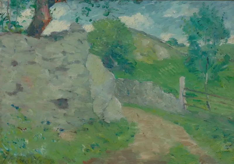 Eine französische Landstraße von Julian Alden Weir