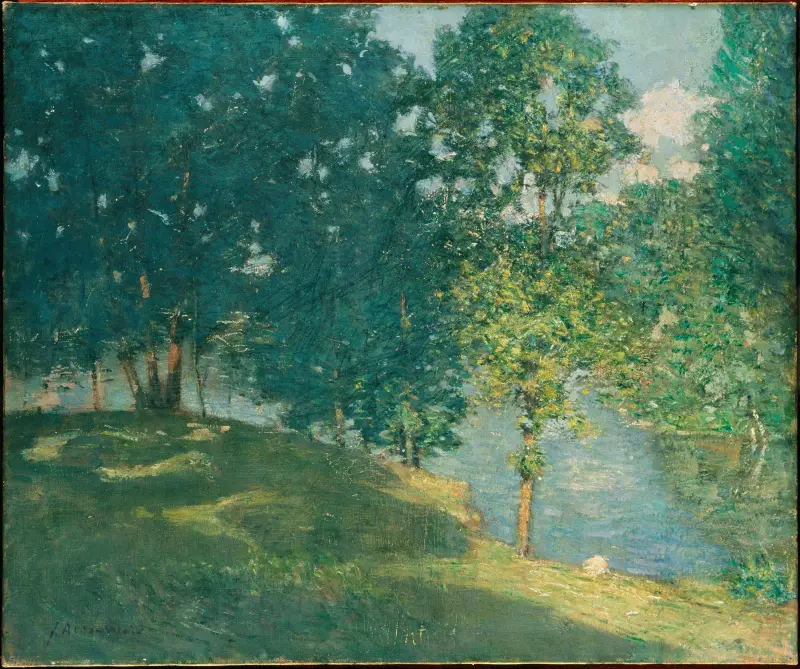 Nachmittag am Teich von Julian Alden Weir