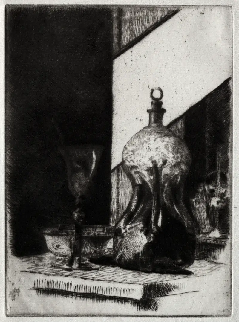 Holländischer Schnaps von Julian Alden Weir