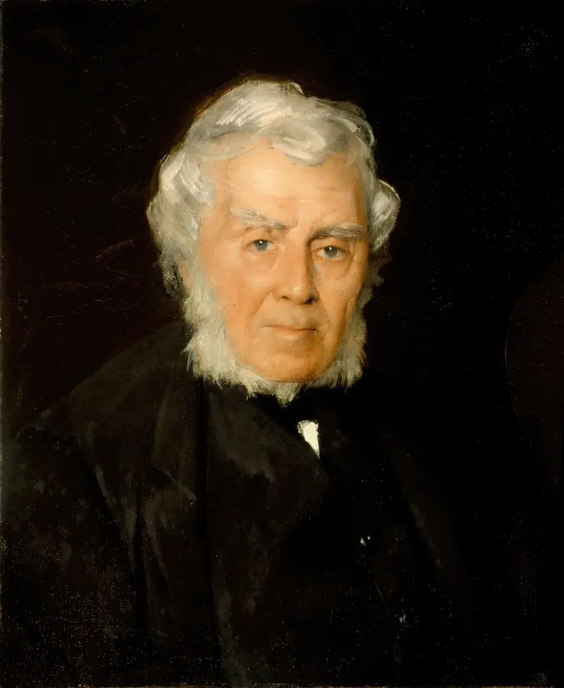 Porträtt av Robert Walter Weir av Julian Alden Weir