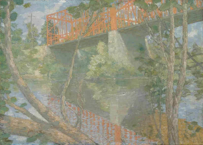 Czerwony most, Julian Alden Weir