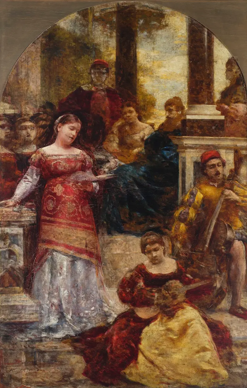 Italiensk siesta II av Aleksander Gierymski