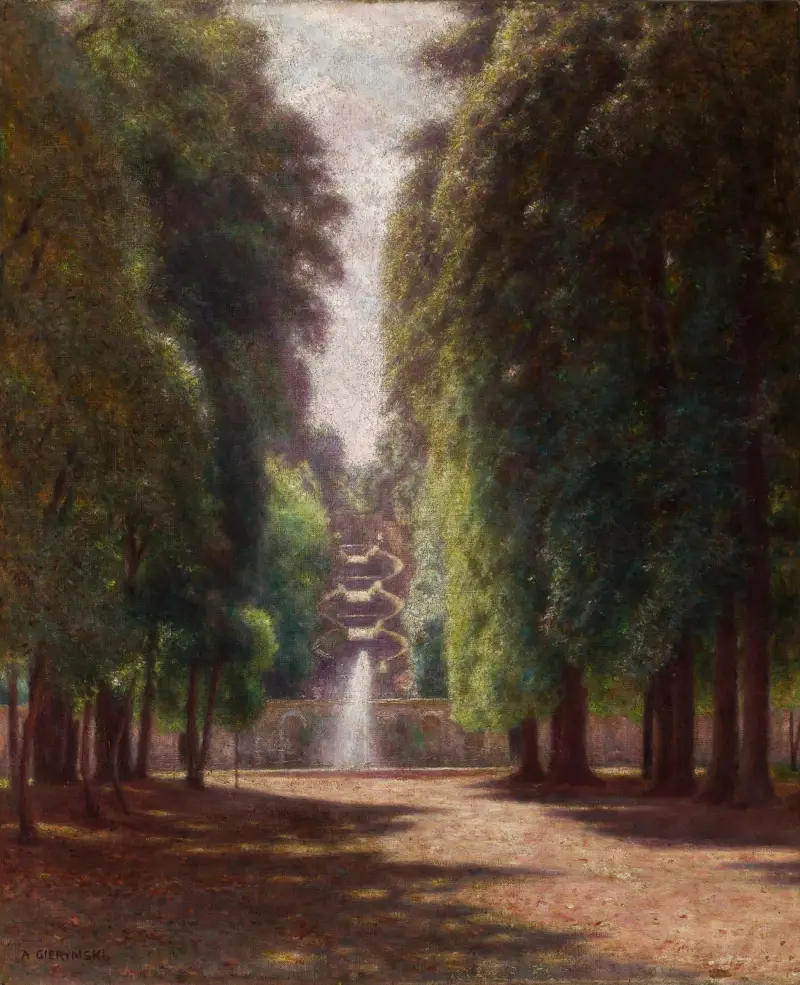 Villa Torlonia i Frascati av Aleksander Gierymski