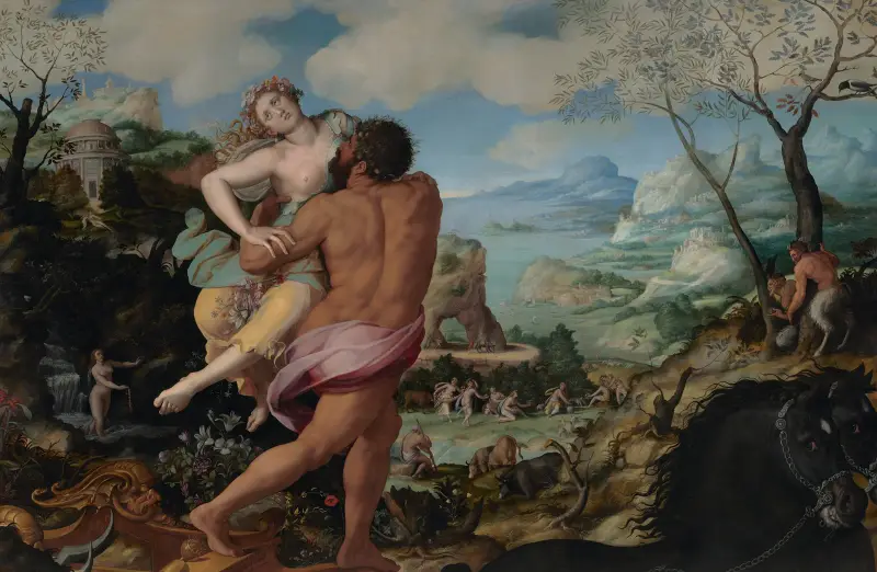 The Abduction of Proserpine av Alessandro Allori