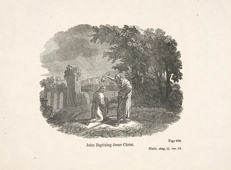 John Baptizing Jesus Christ av Alexander Anderson