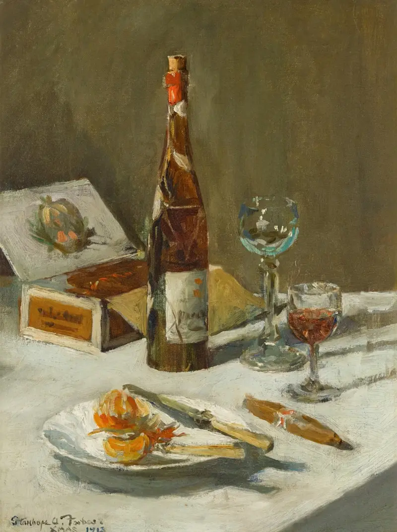 A Christmas Repast av Stanhope Alexander Forbes