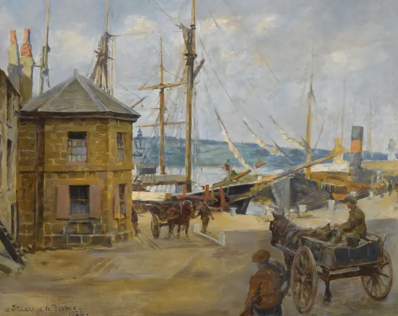 Das alte Wiegehaus in Penzance von Stanhope Alexander Forbes