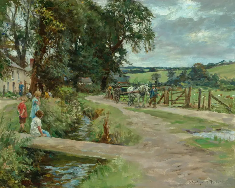 Das Dorfbächlein von Stanhope Alexander Forbes