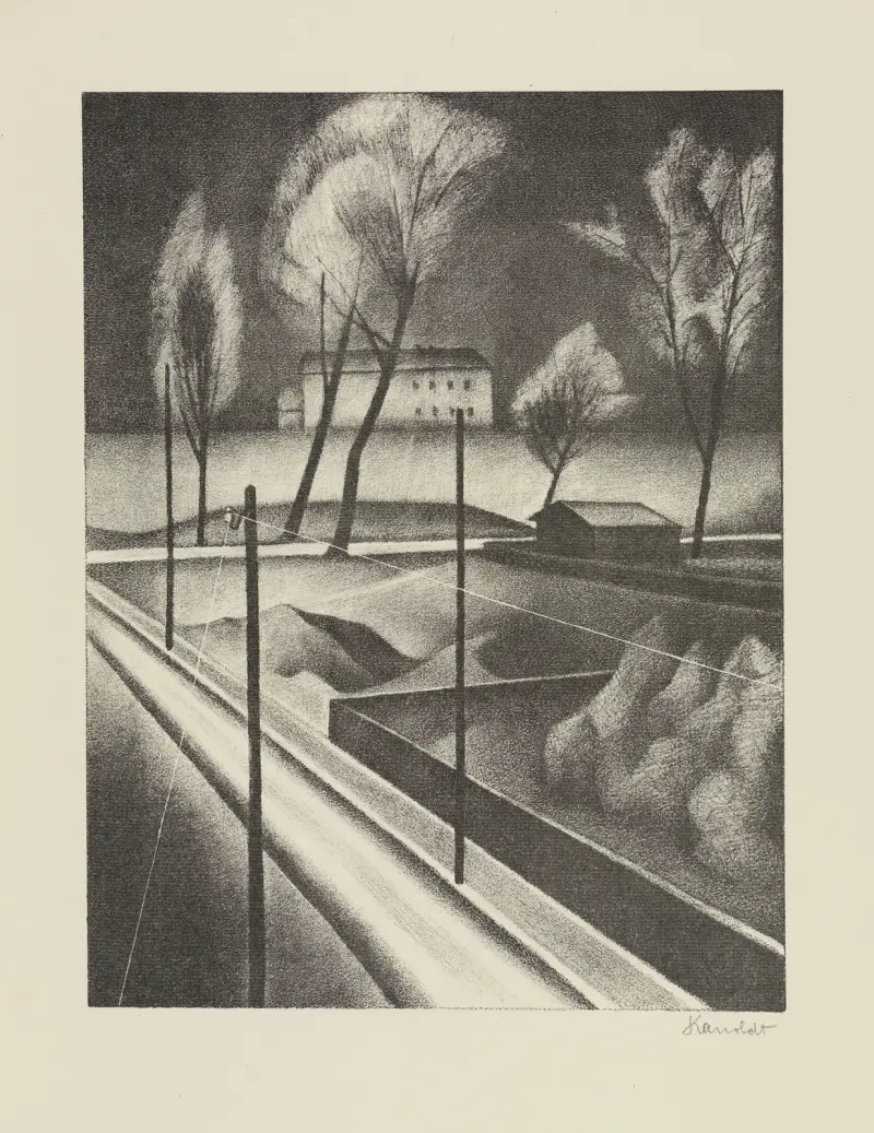 Frost (Raureif) av Alexander Kanoldt