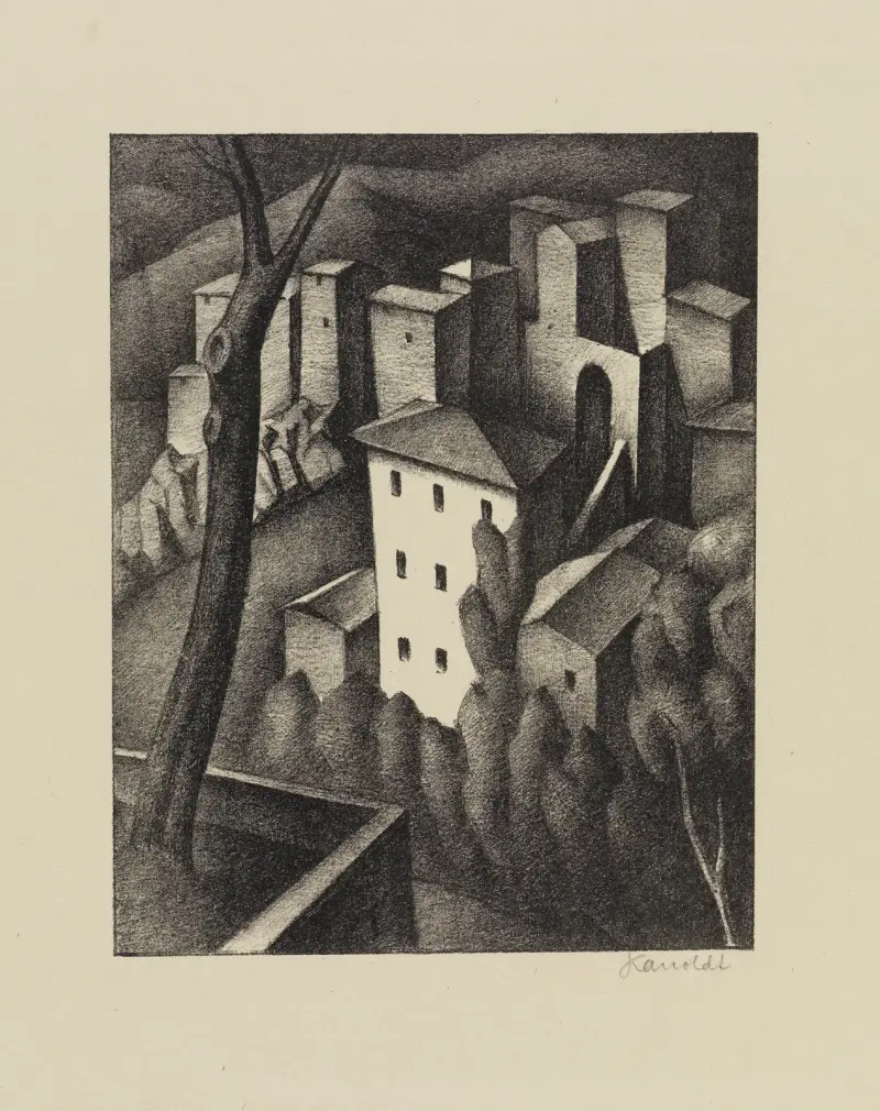 Olevano (Olevano V), 1925, Alexander Kanoldt