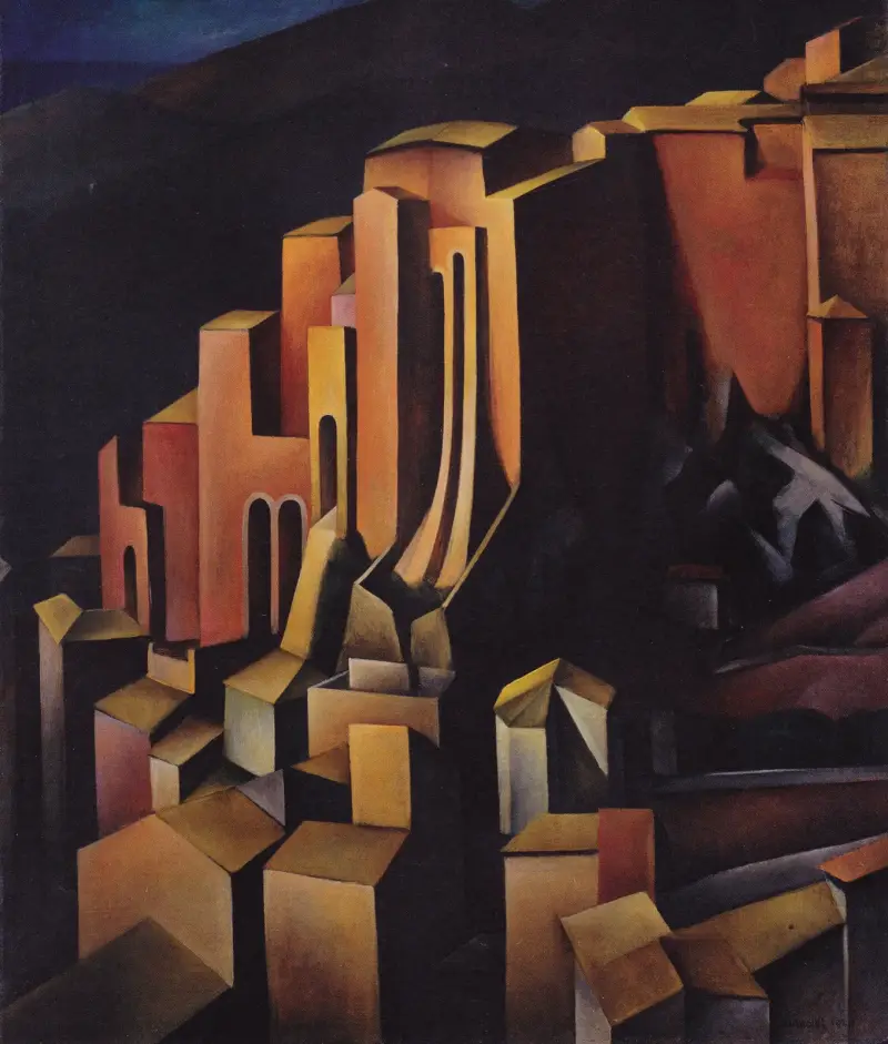 Olevano, 1924 von Alexander Kanoldt