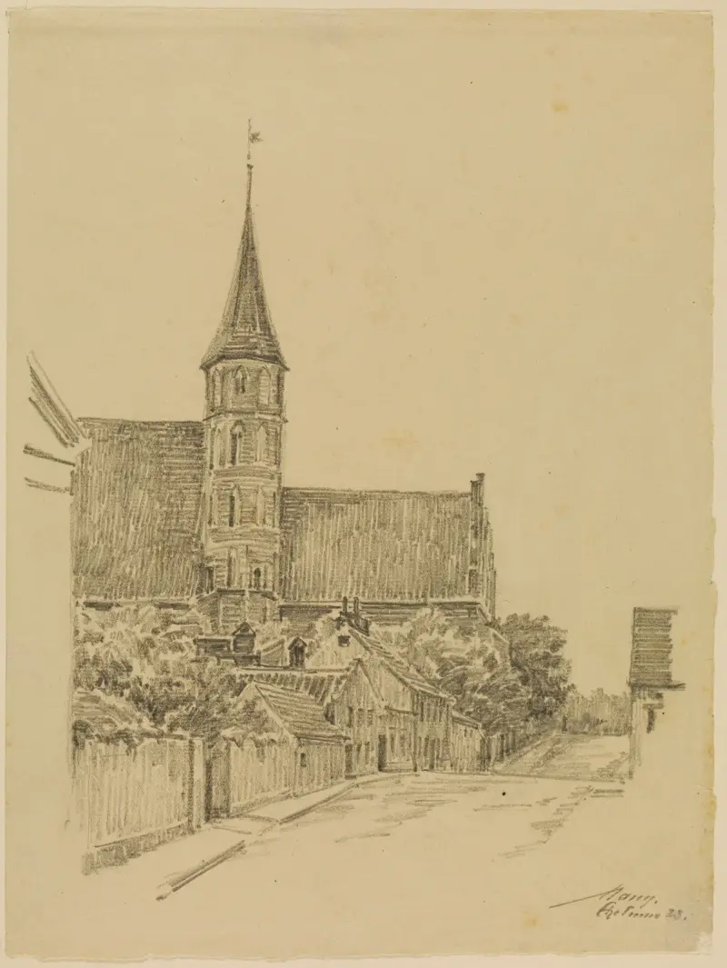 Franciskankyrkan i Chełmno av Alexander Mann