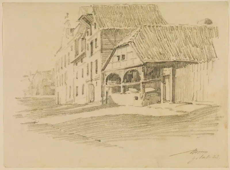 Marktplatz in Golub von Alexander Mann
