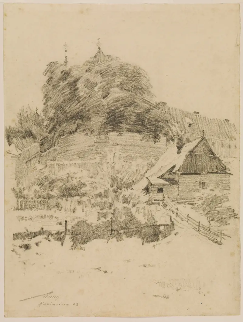 Blick auf das Reformatenkloster in Kazimierz von Alexander Mann
