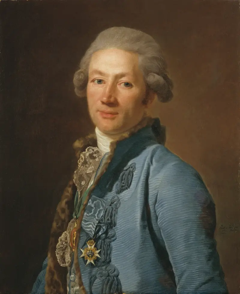 Christoffer Bogislaus Zibet av Alexander Roslin