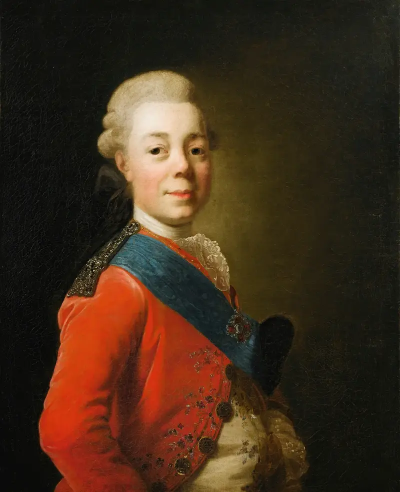 Porträtt av kejsar Paul I av Ryssland av Alexander Roslin