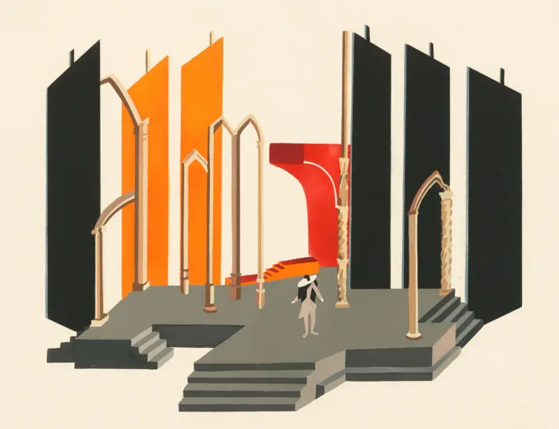 Theatermaquetten 2 von Alexandra Exter