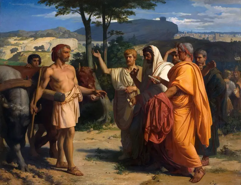 Cincinnatus tar emot Roms sändebud av Alexandre Cabanel