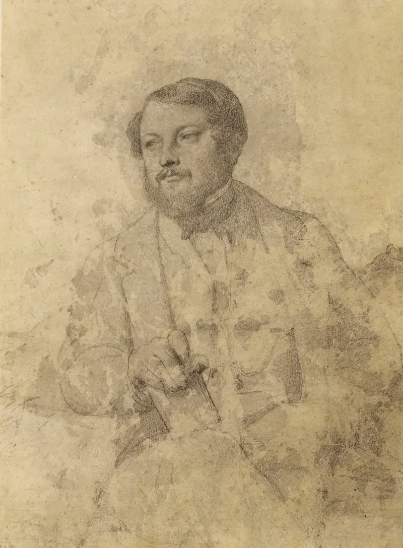 Herr J. Paton, ekonomiredaktör på tidningen ”Débats” av Alexandre Cabanel