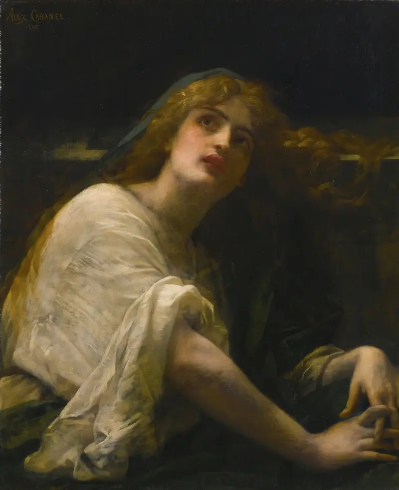 Maria Magdalena vid graven av Alexandre Cabanel