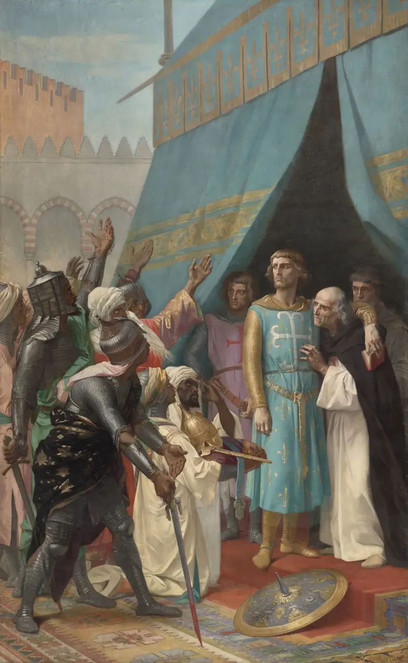 Ludvig den helige som fånge i Palestina av Alexandre Cabanel