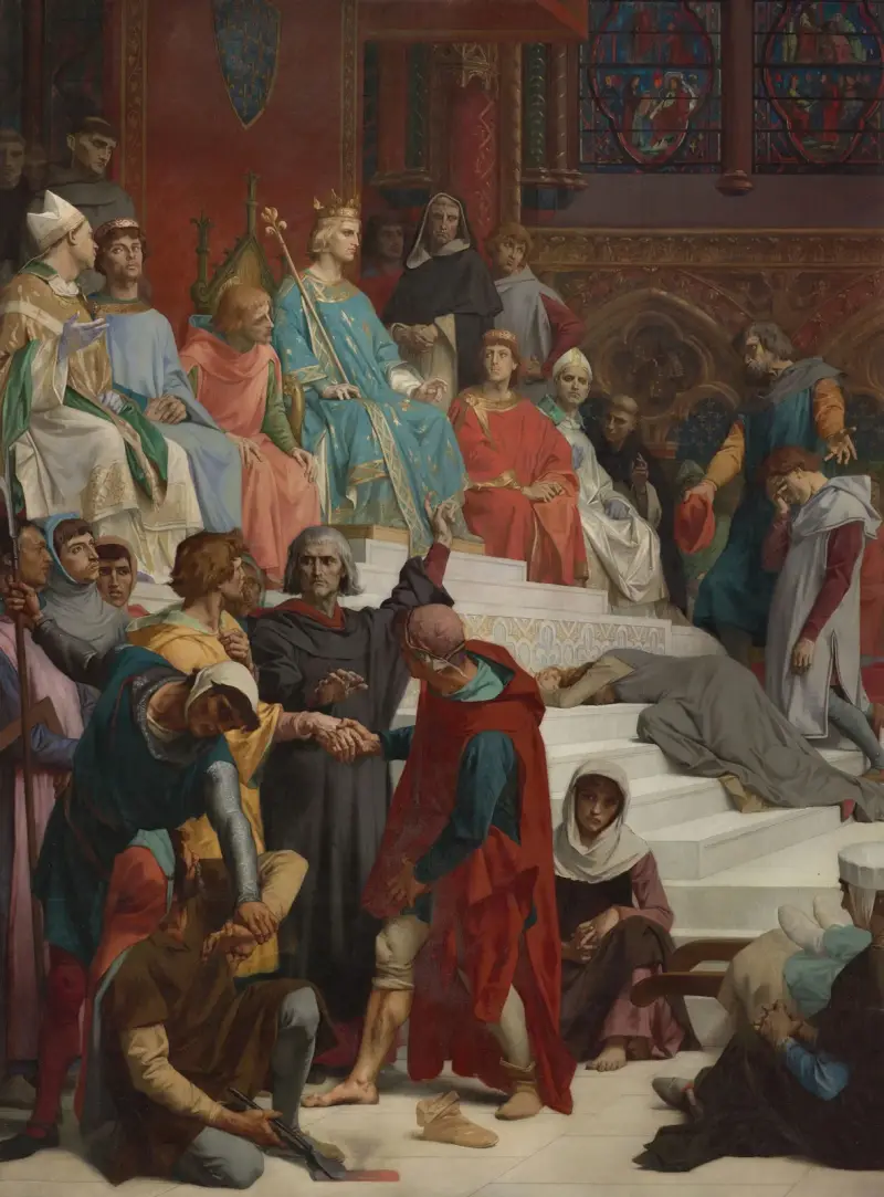 Ludvig den helige skipar rättvisa, 1874 – nr 3 av Alexandre Cabanel