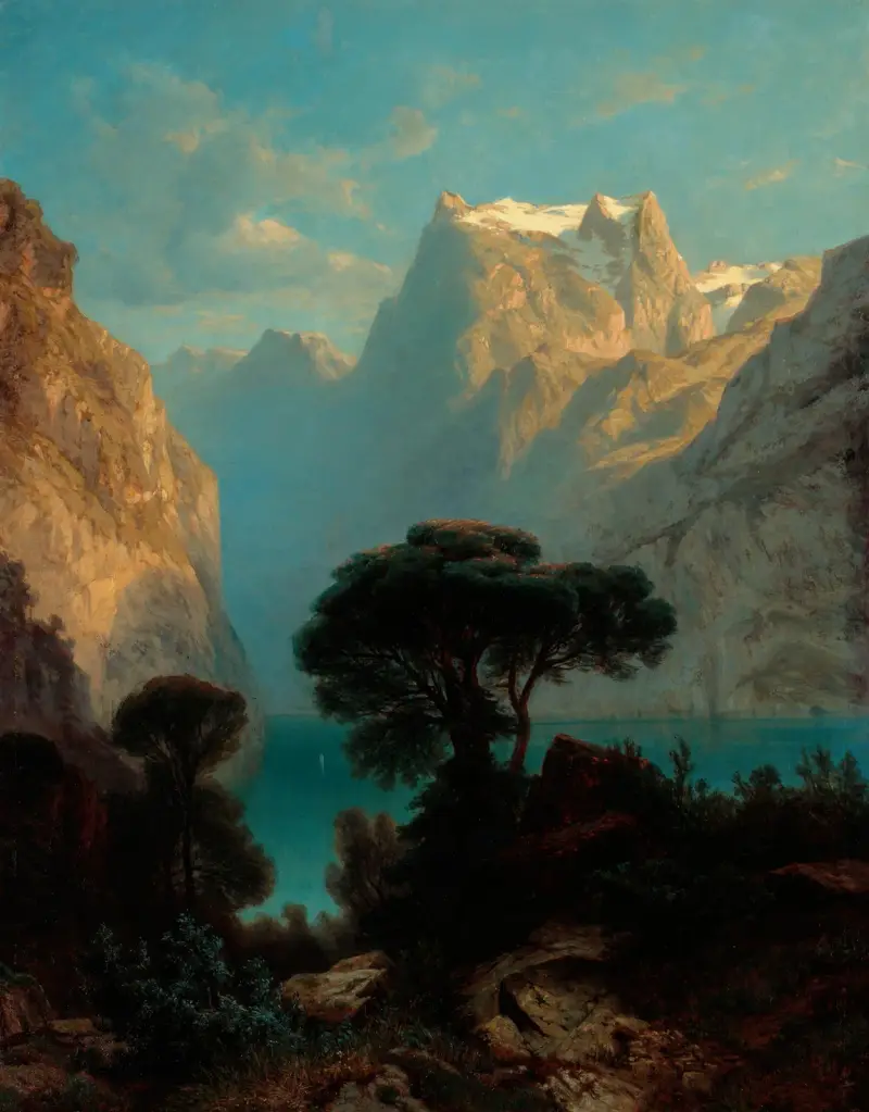 Der Vierwaldstättersee von Alexandre Calame