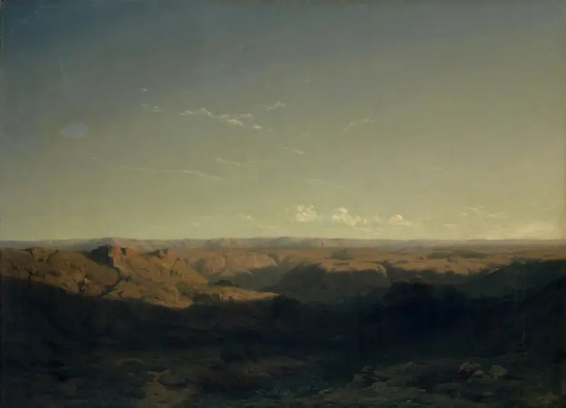 Południowy górski krajobraz, Alexandre Calame