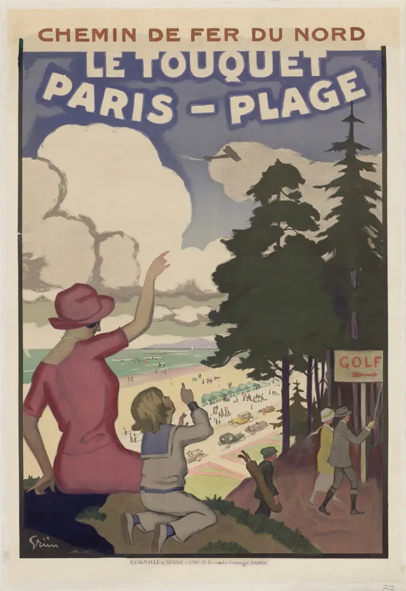 Le Touquet-Paris-Plage von Jules-Alexandre Grün