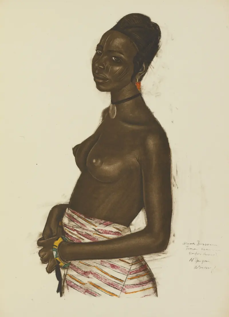 Arima Bossonou, kanembukvinna (N'Guigmi) av Alexandre Jacovleff