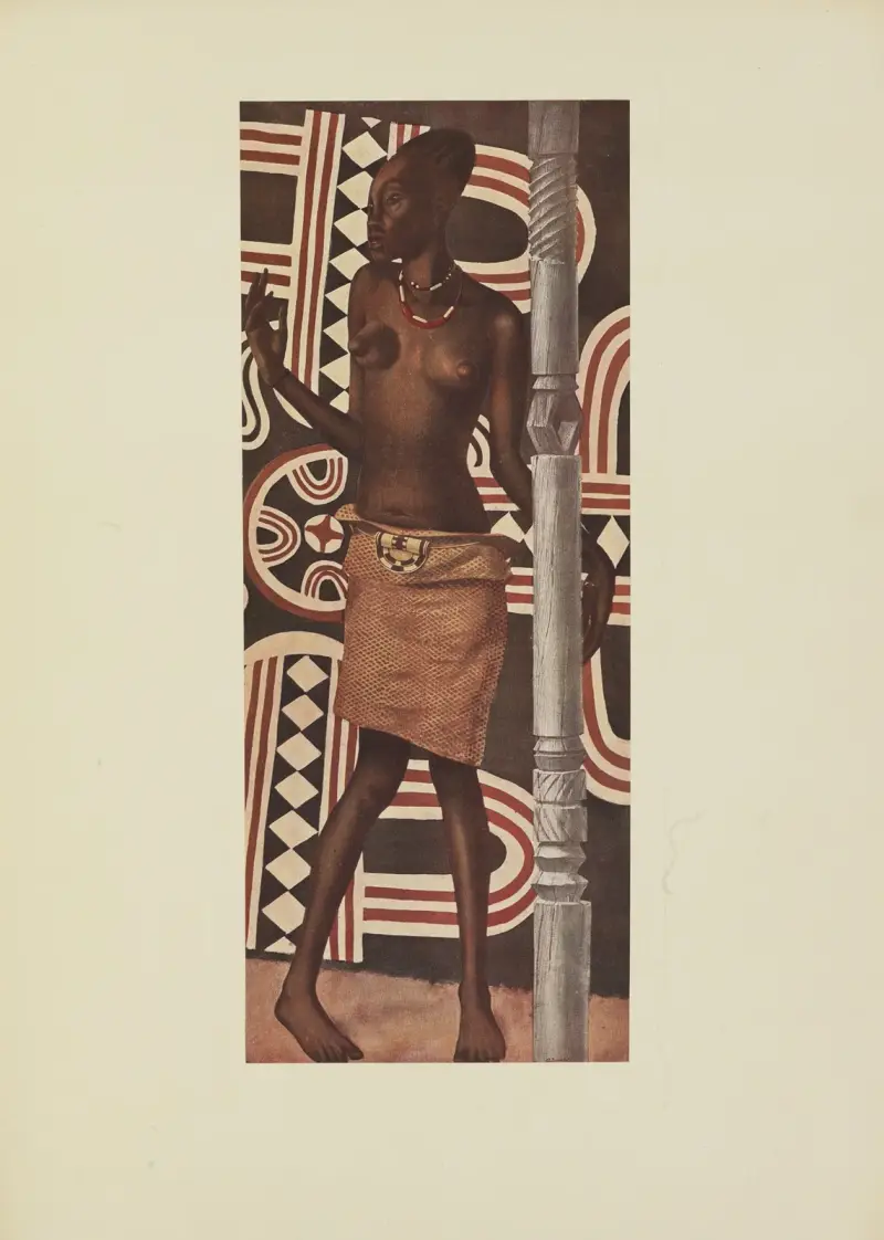 Molendé, mangbetu av Alexandre Jacovleff