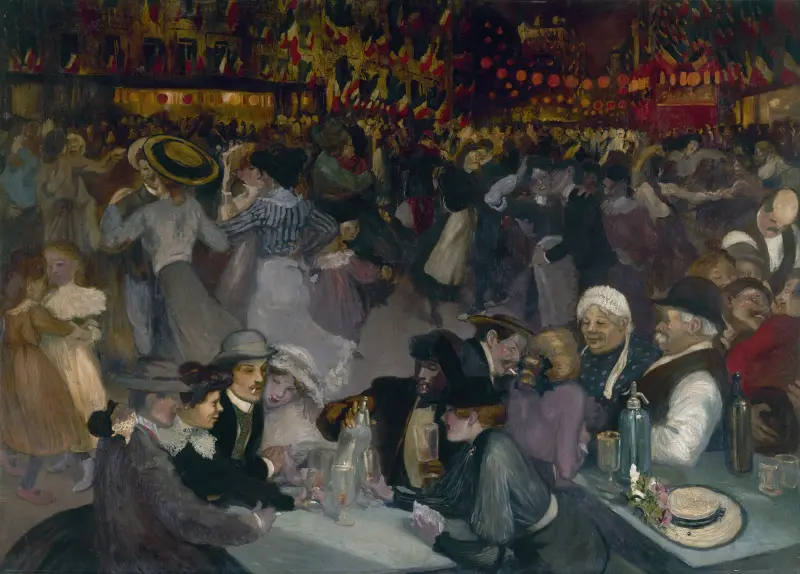 14 juillet av Théophile Alexandre Steinlen