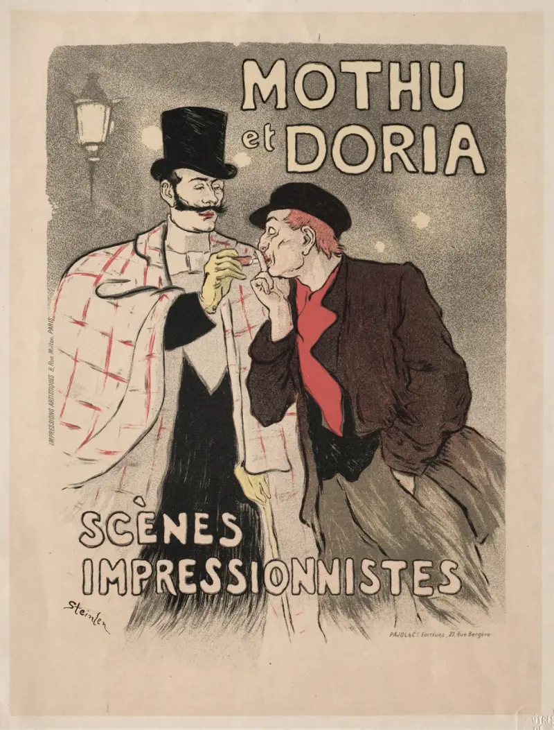 Mothu a Doria – impresionistické scény, Théophile Alexandre Steinlen