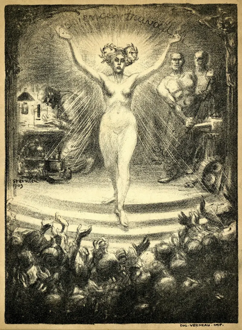Wissenschaft Arbeit von Théophile Alexandre Steinlen