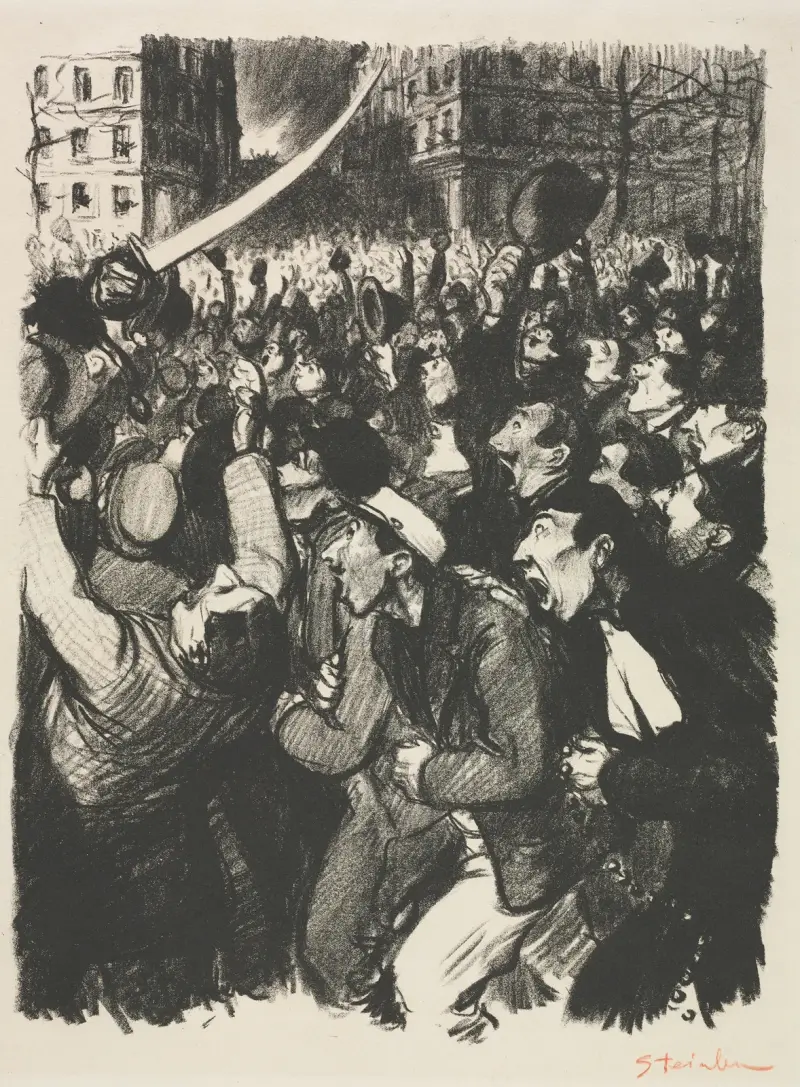 Sheep av Théophile Alexandre Steinlen