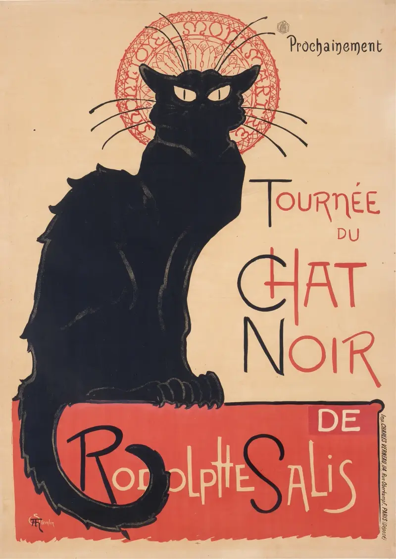 Tournée du Chat Noir av Théophile Alexandre Steinlen
