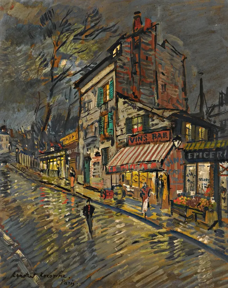Paris By Night – nr 1 av Konstantin Alexeevich Korovin