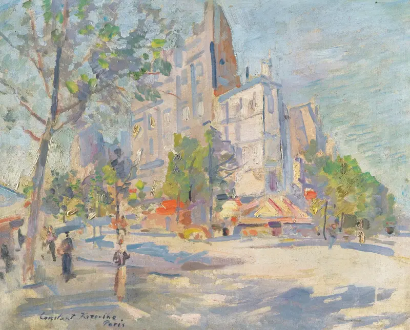 Paris In Spring av Konstantin Alexeevich Korovin