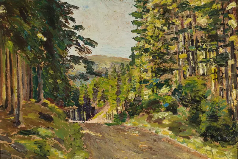 Siberian landscape av Konstantin Alexeevich Korovin