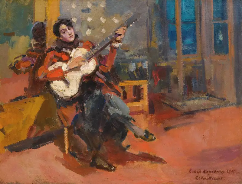 Gitarzysta, Konstantin Alexeevich Korovin