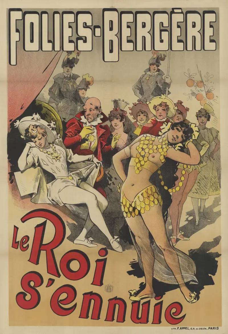 Folies-Bergère. Kungen har tråkigt av Alfred Choubrac