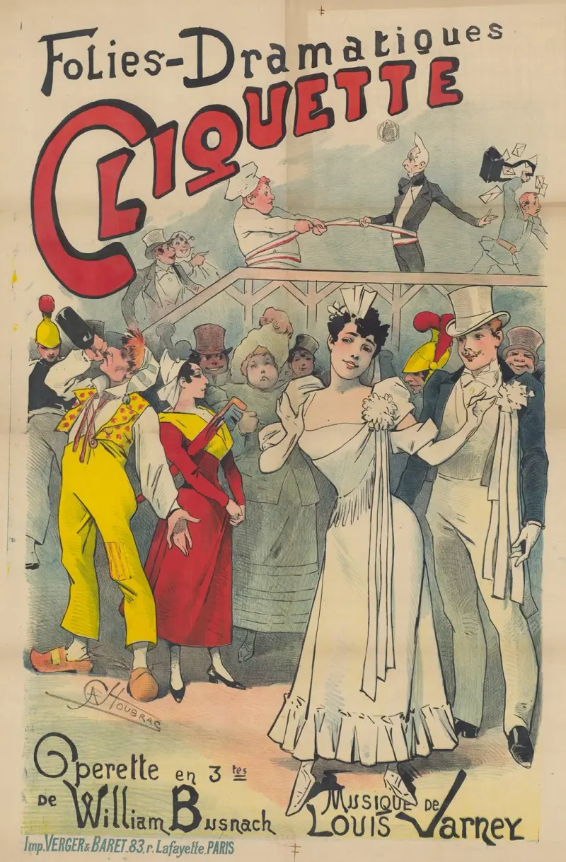 Folies Dramatiques. Cliquette, Alfred Choubrac