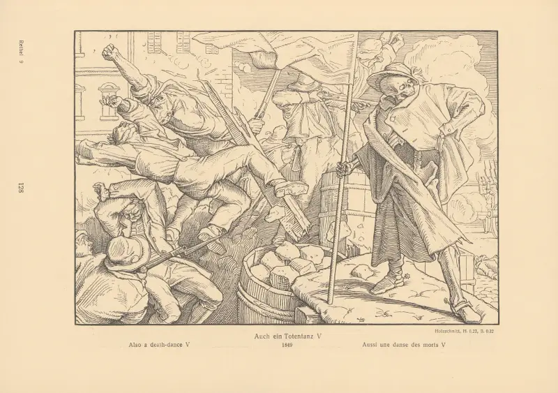 Také tanec smrti V, Alfred Rethel